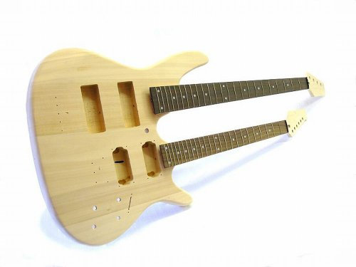 Bausatz Doppelhals/DIY Kit Double Neck ML-Factory Gitarre + Bass