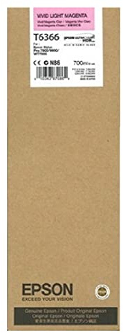 Inkjetpatrone T6366 l.magenta EPSON C13T636600 700ml