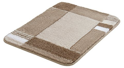 Kleine Wolke 7258271313 Badteppich Padova, 50 x 65 cm, taupe