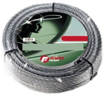 Seil verzinktem Metall Fensterläden Knäuel X Ø 1,8 mm Länge 9 mt