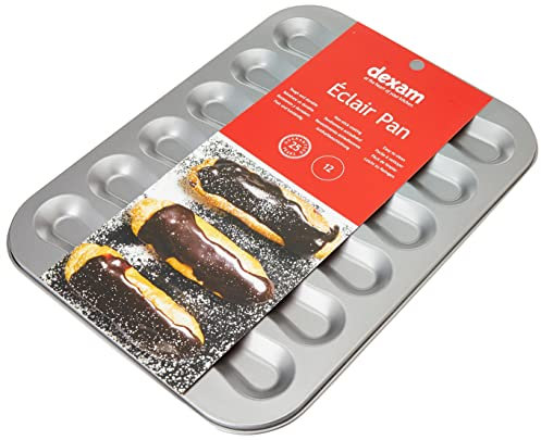Dexam Baker's Pride Plateau de moules anti-adhésif pour 12 éclairs