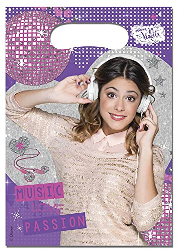 6 Geschenktüten Violetta Disney