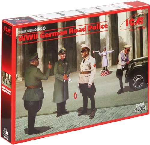 ICM ICM35633 1:35-WWII German Road Police 5 Figs