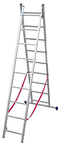 Mehrzweckleiter-Allzweckleiter 2-teilig 2x9 Sprossen FACAL Serie100