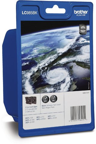 Brother Ink LC-985BK black Twinpack