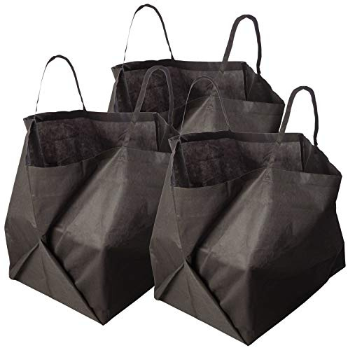 3X Atmungsaktiver Gartensack Kompostsack 343 L dient gleichzeitig als Komposter