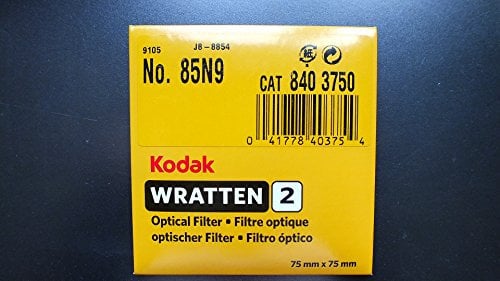 Kodak Wratten 2 Optical Filter No. 85N9 Polyester