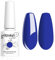 Vishine Vernis à ongles 8ml Semi-permanent Nail Polish UV LED Soak Off Gels Manucure Bleu #1621