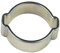 MIKALOR 10 x Double Ear O Clips Fuel Clamps, Water Coolant Pipes Air Hydraulic Hoses [13-15mm], Silver