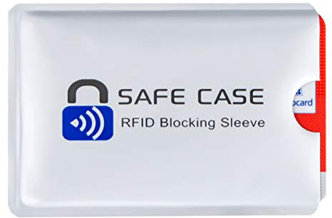 Diawell RFID NFC Kartenschutzhüllen Schutzhülle Blocker Datenschutz Abschirmung Hülle Sleeve EC Karte Kreditkarte Personalausweis Kreditkarte für Geldbeutel (1x)