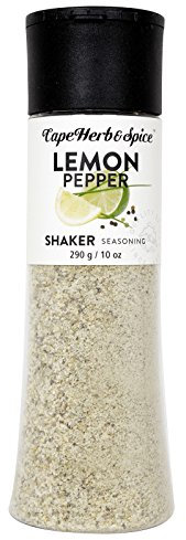 Cape Herb & Spice, Lemon Black Pepper Shaker 290g, 100 g
