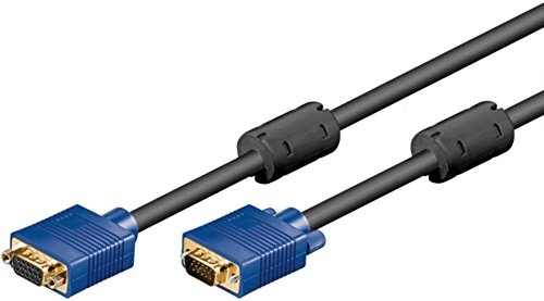 Goobay 93614 Monitor Extension Full HD SVGA, Gold, 3 m Length