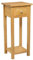 Hallowood Furniture Waverly Oak Tall Side Table with Drawer and Shelf, Solid Wooden Small Console Table in Light Oak Finish, Lamp, Telephone, Tall Plant Stand for Hallway & Living Room