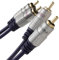 Puro OFC HQ 2 x RCA Fono Clavijas a Clavijas Estéreo Audio Cable Oro 15 m [15 metros/15m]