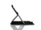 StilGut Custodia Esclusiva SlimCase con Funzione di Supporto per ASUS Transformer Pad TF300, Nero