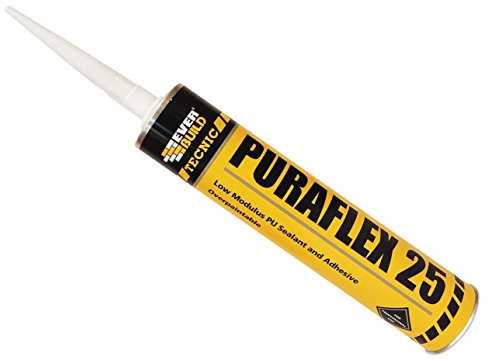 Everbuild EVBINDPU25BK Industrial Polyurethane 25 Sealant C3, Black