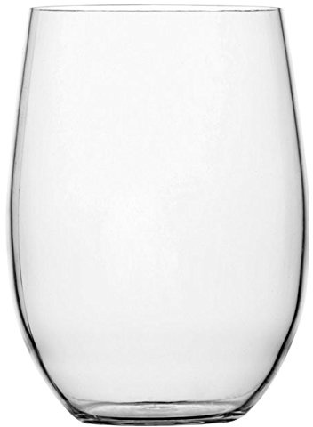 Marine Business 28107 Clear Lot de 6 Verres-Grands Complètement Transparent Incassables en Tritan avec Base Antidérapante