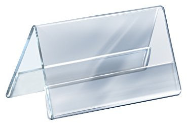 Azar Displays 192812 21,6 cm B x 14 cm H 2-seitiges Namensschild (10 Stück)