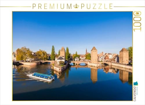Puzzle · Die Ponts Couverts, Teil der ehemaligen Festung in Straßburg | 1000 Teile · Lege-Größe 64 × 48 cm · CALVENDO Puzzle