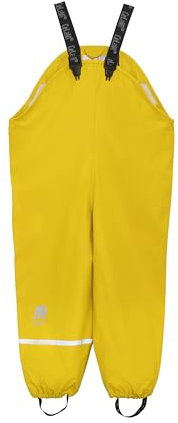 Celavi Kinder Unisex Regen-Latzhose,gelb, 120 cm (6 Jahre)
