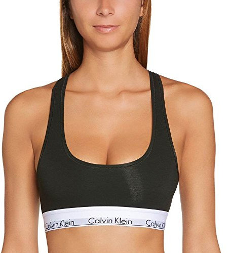 Calvin Klein Unlined Bralette Bralette Women's, Black (Black), L