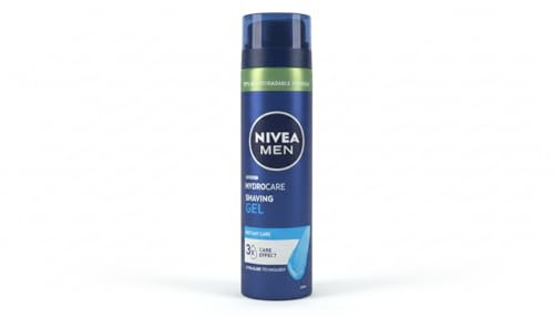 NIVEA MEN HydroCare Schützendes Rasiergel Herren - Komfortable Rasur und Schutz vor Reizungen - 200 ml