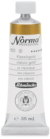 Chartpak 11802009 Norma Prof 35ml Paint, Classic Gold
