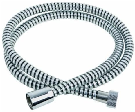Schläfer 807492 | Brauseschlauch 150 cm Länge Kunststoff verchromt Extrem Belastbar 1/2x3/4 Zoll Anschluss Duschschlauch Ersatzschlauch für Dusche & Badewanne Metaflex duschschlauch 1.5m, Metalleffekt