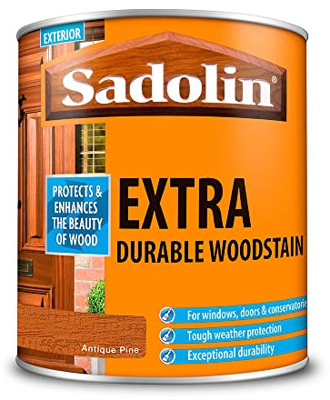 Sadolin 1 Litre Extra Durable Woodstain Antique Pine