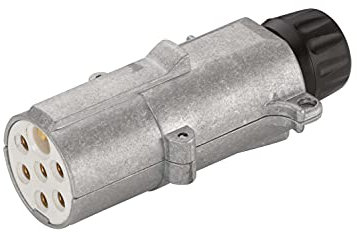 HELLA 8JA 003 832-011 Stecker - 24V - 7-polig - Stecker: Flachstecker - Metall - DIN/ISO: 3731