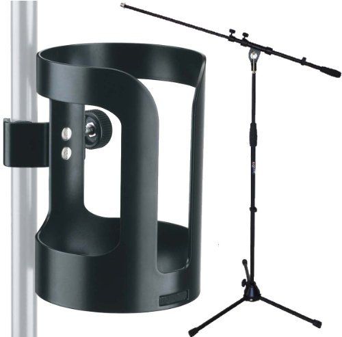 K&M 16022 Universal Getränkehalter + KEEPDRUM Mikrofonständer MS107B