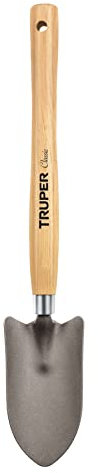 Truper GTL-SH, Cuchara para jardín, Cabeza fabricada en acero al carbono, 15