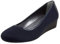 LONDON FOG Chester Neopren-Keilabsatz, Navy Neopren, 8.5