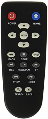 Universal Replacement Remote Control Replacement Fit For WD Western Digital 1080P HD WDTV Media Player WDTV001RNN