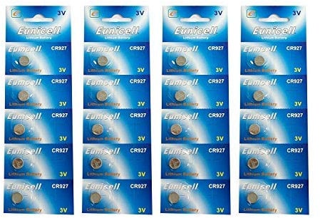 Eunicell Cr927 Lithium Blister Pack 3V 3 Volt Coin Cell Batteries (20 Pcs)