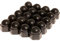 HP-Autozubehör 82728 Radmuttern-Kappen Rallye Caps 20 Stück Schwarz 17 mm