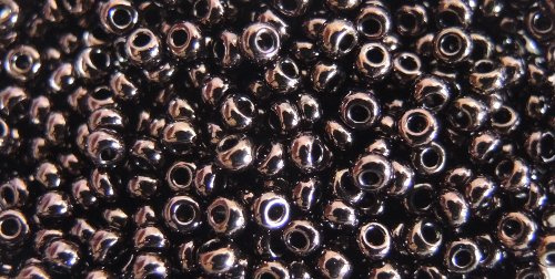 KnorrPrandell 2.5 mm Rocailles Bohemian Perlen, Rotdish Dark Braun