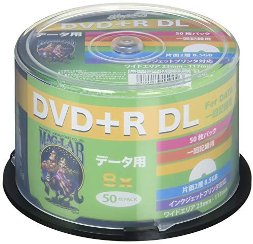 Lot de 50 DVD + R DL pour données 8,5 Go 8 x vitesse 8 x