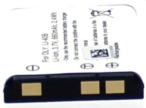AGI 83980 Li-Ion 660 mAh 3,7 V Akku wiederaufladbar – Akkus (660 mAh,-Ionen (LiIon), 3,7 V, schwarz, 1 Stück (S))