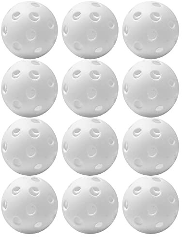 Franklin Sports Unisex, Teenager MLB Indestruct-A-Ball Mini-Basebälle, kleine Trainingsbälle aus Kunststoff, 3,8 cm, 12 Stück, Weiss/opulenter Garten, 1.5 inch