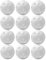 Franklin Sports Unisex, Teenager MLB Indestruct-A-Ball Mini-Basebälle, kleine Trainingsbälle aus Kunststoff, 3,8 cm, 12 Stück, Weiss/opulenter Garten, 1.5 inch