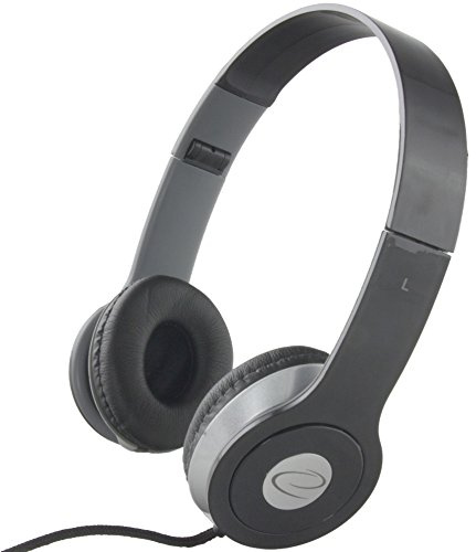 Esperanza EH145K TECHNO stereo Headphone - kabelgebundener Kopfhörer mit Hi-Fi Sound für PC und MAC