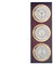 Stazione meteorologica nautica, barometro in legno nautico 40 cm, stazione meteo interna esterna. 3 orologi, barometro, igrometro, termometro, testi barometro in spagnolo