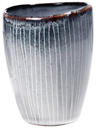 broste Copenhagen - 4er Set Becher NORDIC SEA - grau - lt. Edition in Geschenkbox