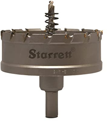 Starrett Carbide Tipped Hole Saw - CTD90 TCT Deep Cut Holesaw Cutter - For Metal Stainless Steel Iron Aluminium - 90mm