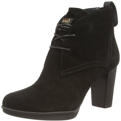 Tommy Hilfiger Jakima 2b, Stivali Chukka Donna, Nero 990, 39 EU