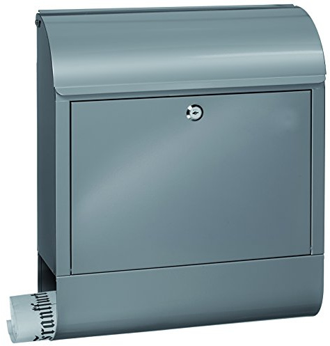 Briefkasten Scandic 825 Si H.460mm B.380mm T.125mm silb. STA DIN C4 BURG-WÄCHTER