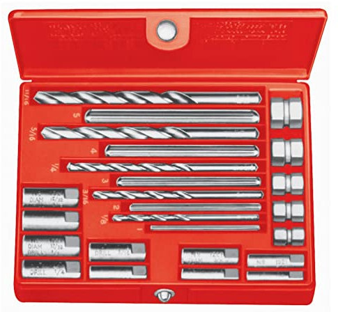 RIDGID 35585 10 Screw Extractor Set, 1/4-inch to 1/2-inch Broken Screw Extractor
