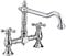 Bristan K BRSNK C Colonial Bridge Kitchen Sink Mixer Tap with Swivel Spout, Chrome