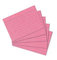 Herlitz Karteikarten DIN A7, liniert (100 Karten, Rosa)